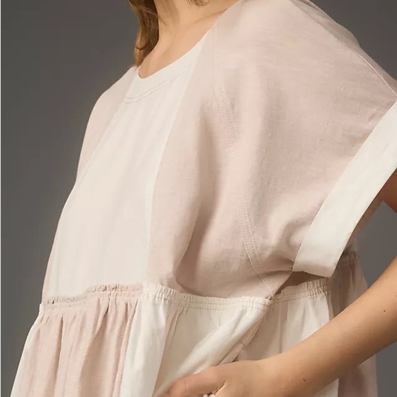 Anthropologie Daily Practice Babydoll Mini Dress Tunic Top Size XXS - Picture 10 of 10